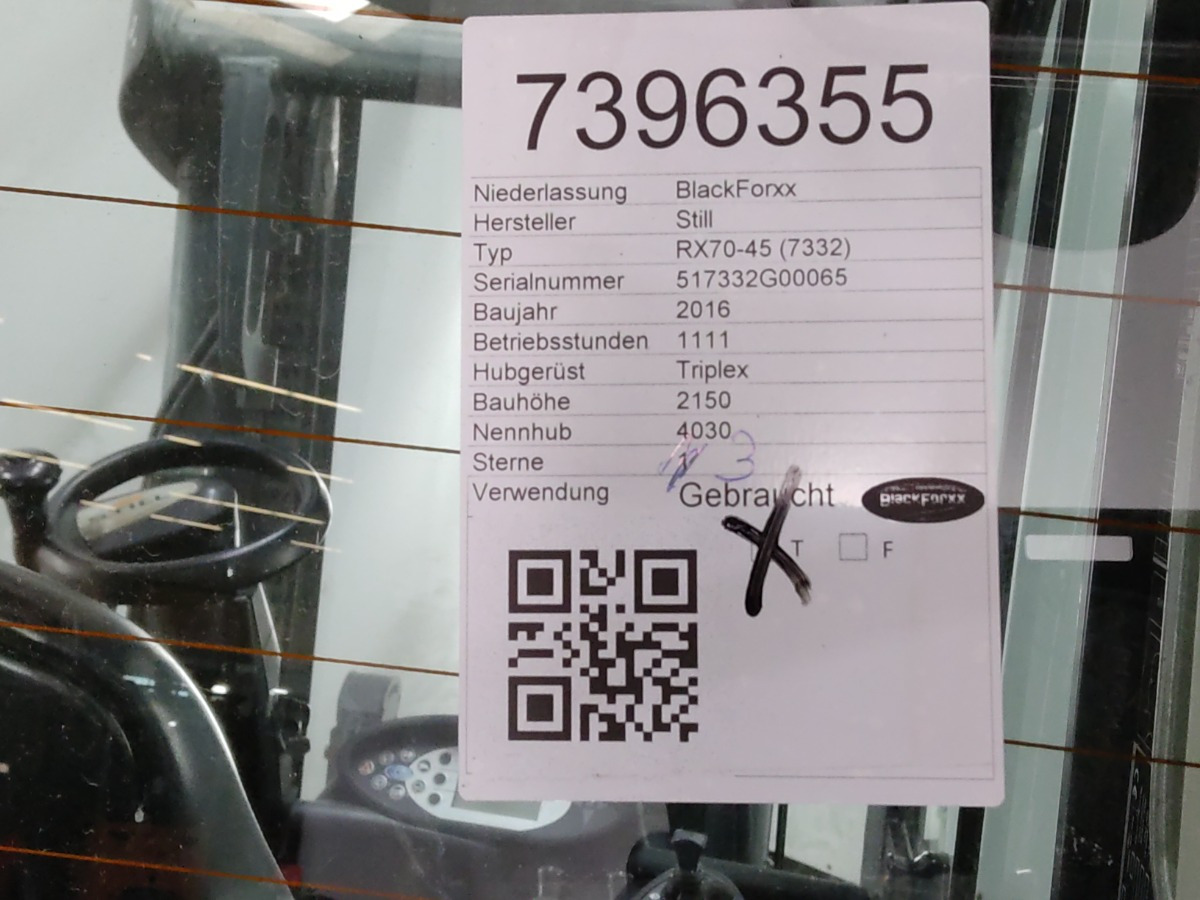Still RX70-45 - 柴油叉车:图5 Still RX70-45 - 柴油叉车:图5