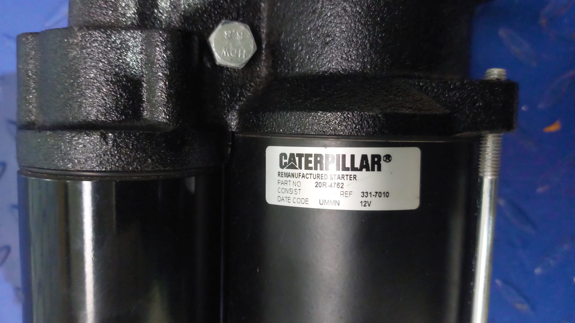 CATERPILLAR ELECTROMOTOR 12V CAT 20R-4762 - 备件 适用于 压实机:图4 CATERPILLAR ELECTROMOTOR 12V CAT 20R-4762 - 备件 适用于 压实机:图4