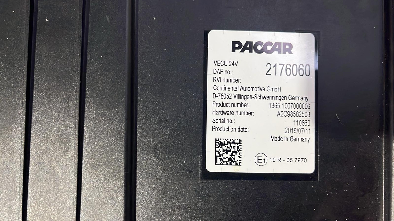 DAF XF CF VECU Control Unit Module 2176060 - ECU:图4 DAF XF CF VECU Control Unit Module 2176060 - ECU:图4