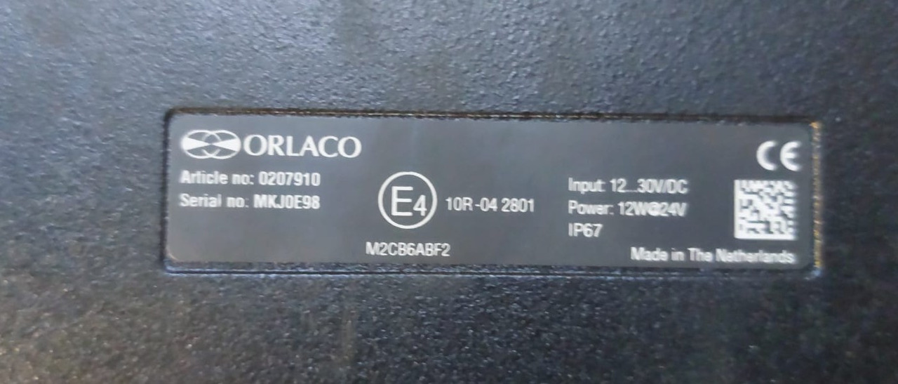Orlaco Display 0207910 - 电气系统 适用于 建筑机械:图4 Orlaco Display 0207910 - 电气系统 适用于 建筑机械:图4