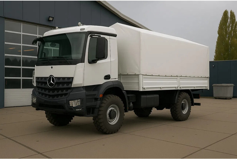 Mercedes-Benz Arocs 1836 A 4x4 Cargo Truck - 侧帘卡车:图1 Mercedes-Benz Arocs 1836 A 4x4 Cargo Truck - 侧帘卡车:图1
