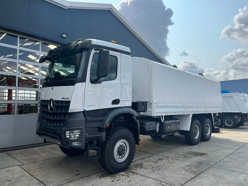 Mercedes-Benz Arocs 3340 A 6x6 Cargo Truck - 侧帘卡车:图1 Mercedes-Benz Arocs 3340 A 6x6 Cargo Truck - 侧帘卡车:图1