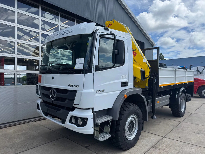 Mercedes-Benz Atego Atego 1725 4x4 Flatbed with Hyva HB120 Crane - 起重车:图3 Mercedes-Benz Atego Atego 1725 4x4 Flatbed with Hyva HB120 Crane - 起重车:图3