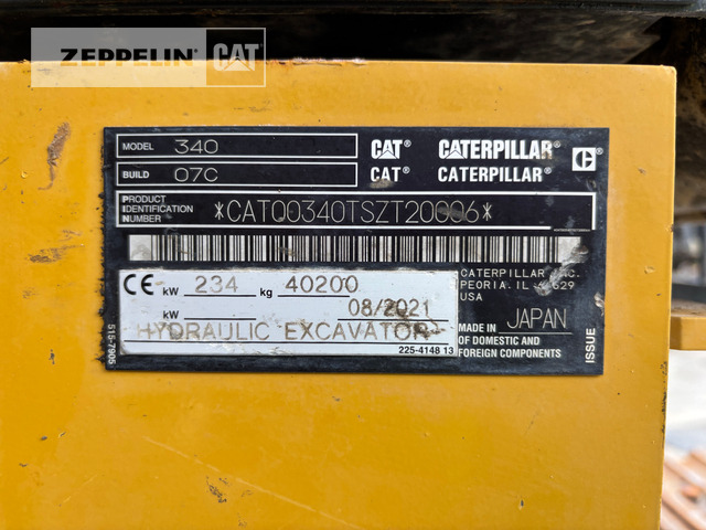 Cat 340-07A - 履带式挖掘机:图2 Cat 340-07A - 履带式挖掘机:图2
