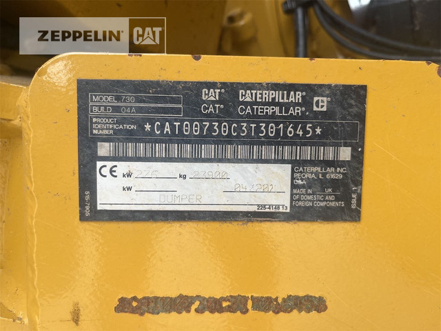 Cat 730-04A - 铰接式自卸车:图2 Cat 730-04A - 铰接式自卸车:图2