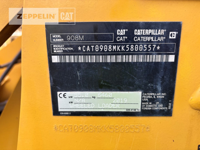 Cat 908M - 轮式装载机:图2 Cat 908M - 轮式装载机:图2