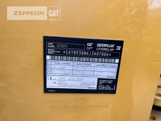 Cat 938M - 轮式装载机:图5 Cat 938M - 轮式装载机:图5