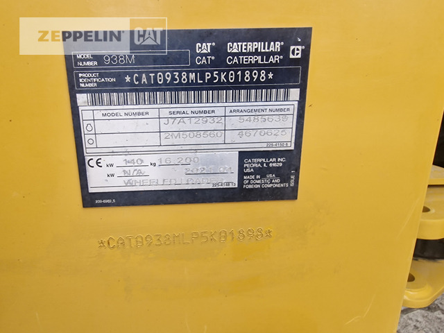 Cat 938M - 轮式装载机:图2 Cat 938M - 轮式装载机:图2