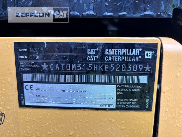 Cat M315-07A - 轮式挖掘机:图2 Cat M315-07A - 轮式挖掘机:图2