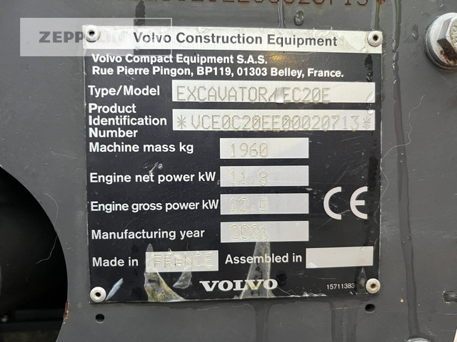 Volvo EC20E 租赁 Volvo EC20E:图8 Volvo EC20E 租赁 Volvo EC20E:图8