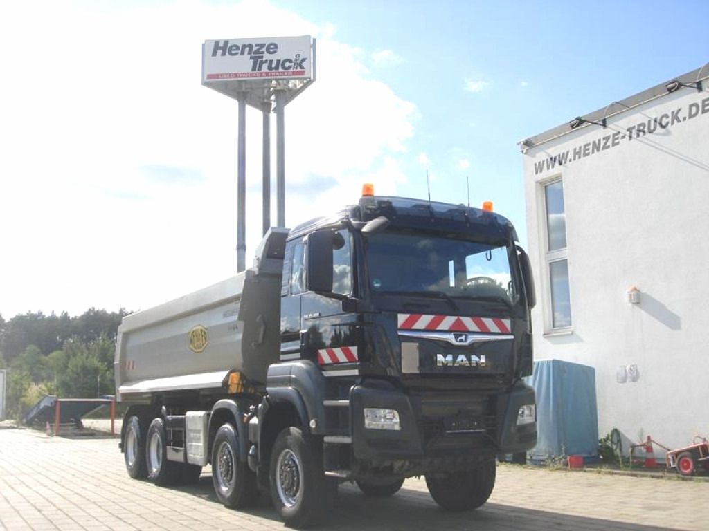 自卸车 MAN TG-S 35.460 8x6 4 Achs Muldenkipper Meiller 18m³：图11