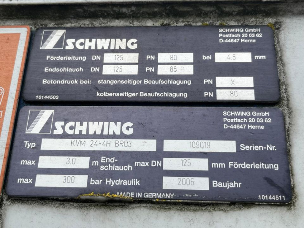 MERCEDES-BENZ Actros 2632 6x4 Betonpumpe Schwing 24m - 混凝土泵车:图3 MERCEDES-BENZ Actros 2632 6x4 Betonpumpe Schwing 24m - 混凝土泵车:图3