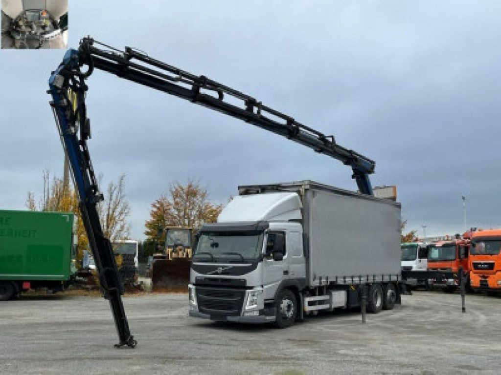Volvo FM 420 6x2 Pritsche Heckkran 27m/t,Funk,Jib ,E6 - 栏板式/ 平板卡车, 起重车:图1 Volvo FM 420 6x2 Pritsche Heckkran 27m/t,Funk,Jib ,E6 - 栏板式/ 平板卡车, 起重车:图1